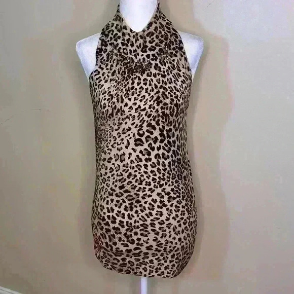 Leopard Vertigo Paris Mini Dress - Picture 1 of 3
